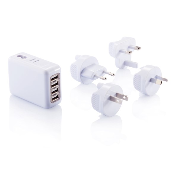 Travel Plug With 4 USB Ports