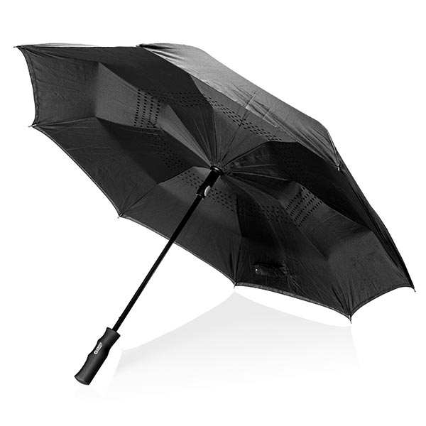 Swiss Peak 23" Auto Open Reversible Umbrella