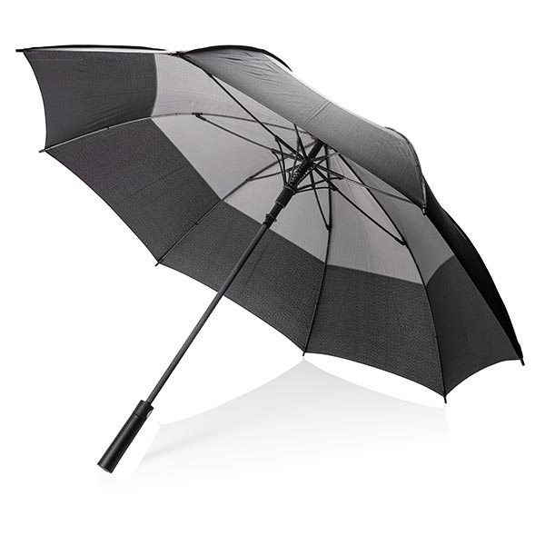 27" Auto Open Duo Colour Storm Proof Umbrella