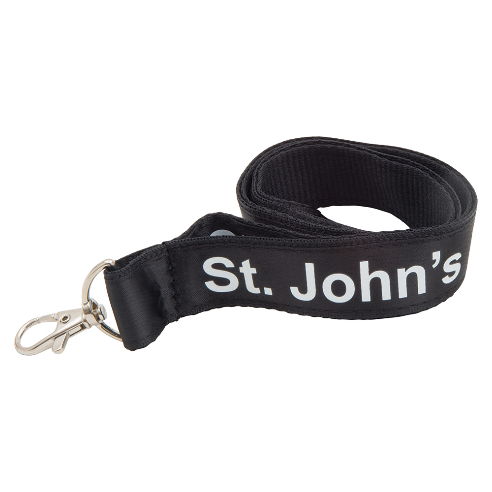 20mm Printed Satin Applique Lanyard
