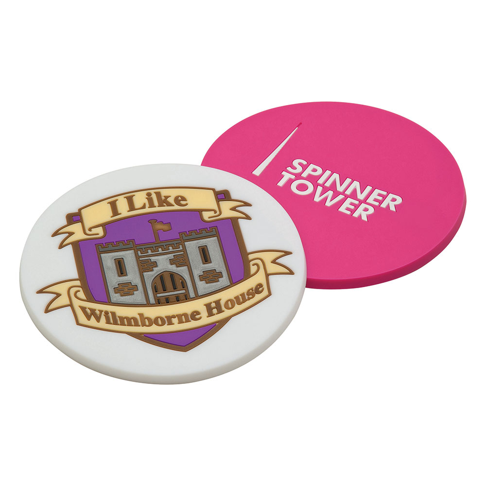 Soft Moulded Pvc Coasters (100mm Diameter: 4mm Thick)