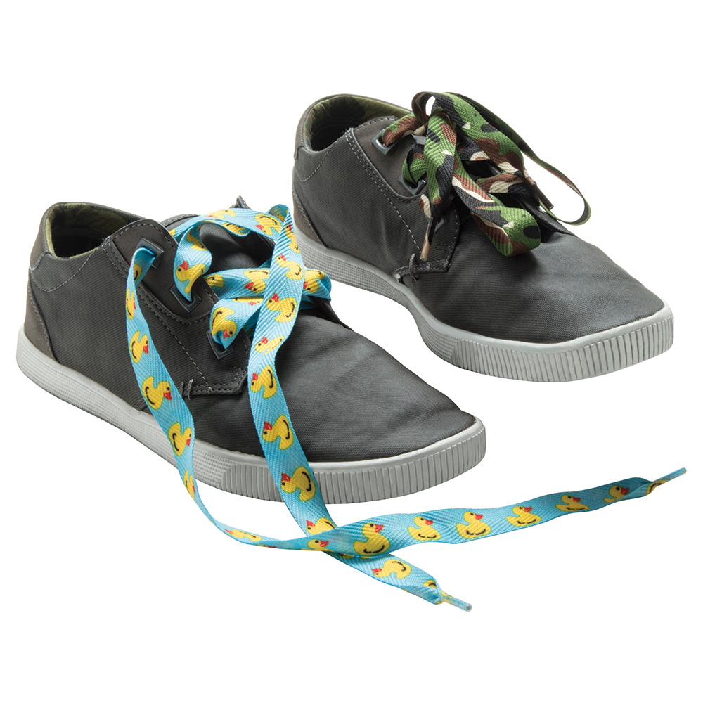 Flat Polyester Shoe Laces (Full Colour)