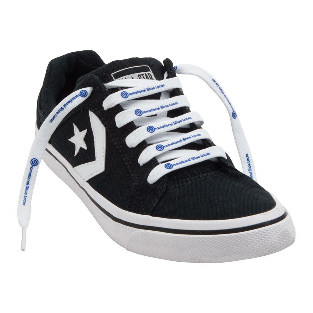 Flat Polyester Shoe Laces (Screen Print)