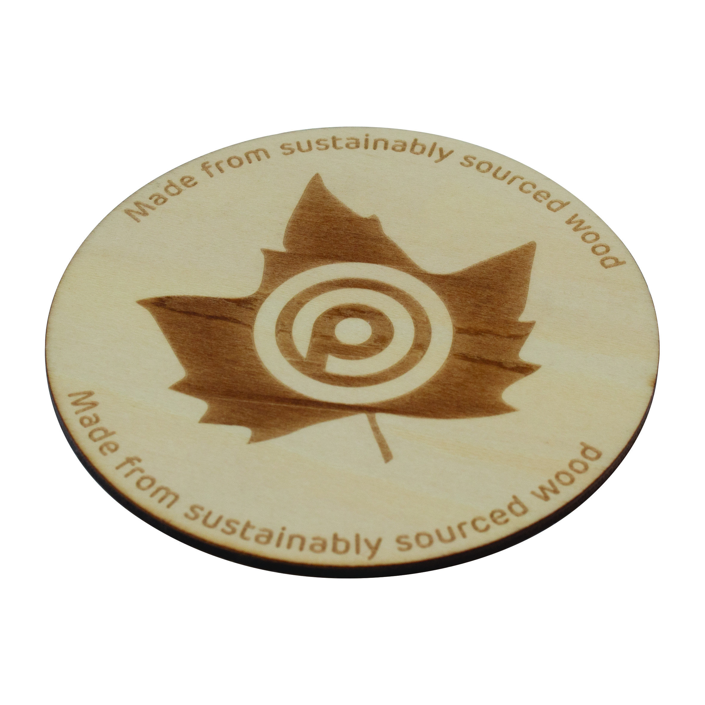 Wooden Coaster (100mm Diameter: 3mm Thick)