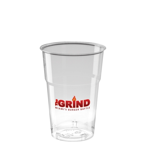 Disposable Plastic Tumbler (300ml/10oz) - Crystal Polystyrene