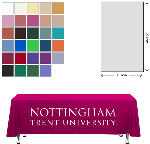 Fabric Rectangular Tablecloth (138 X 275cm)
