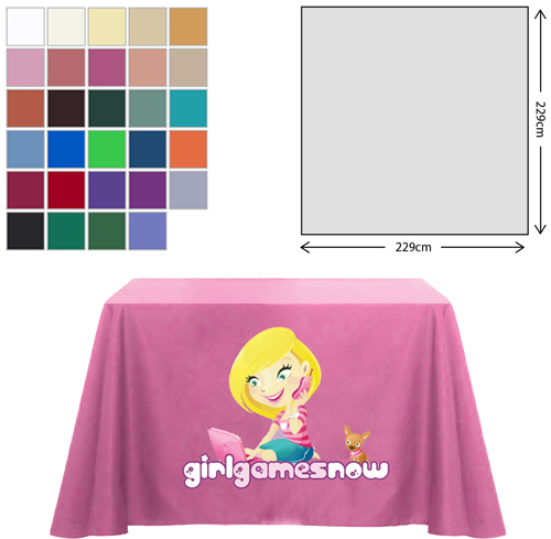 Fabric Square Tablecloth (229 X 229cm)