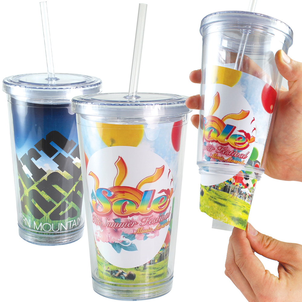 Travel Beaker With Paper Insert 16oz