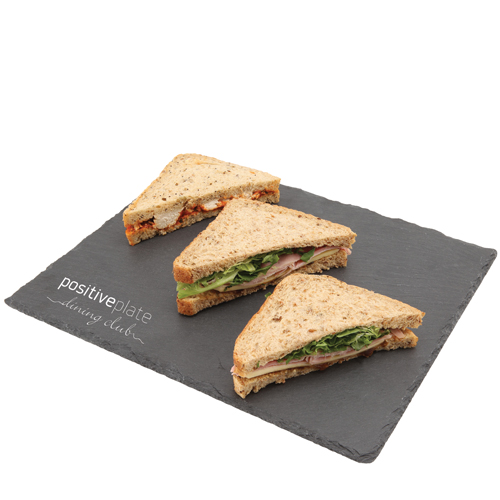 Natural Edge Slate Platter (28X28cm)