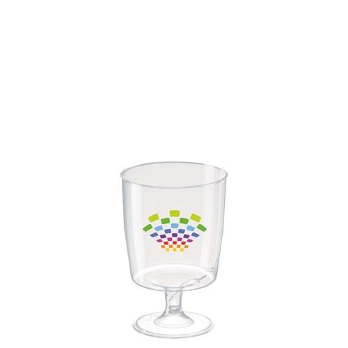 Disposable Plastic Stemmed Shot Glass (50ml)
