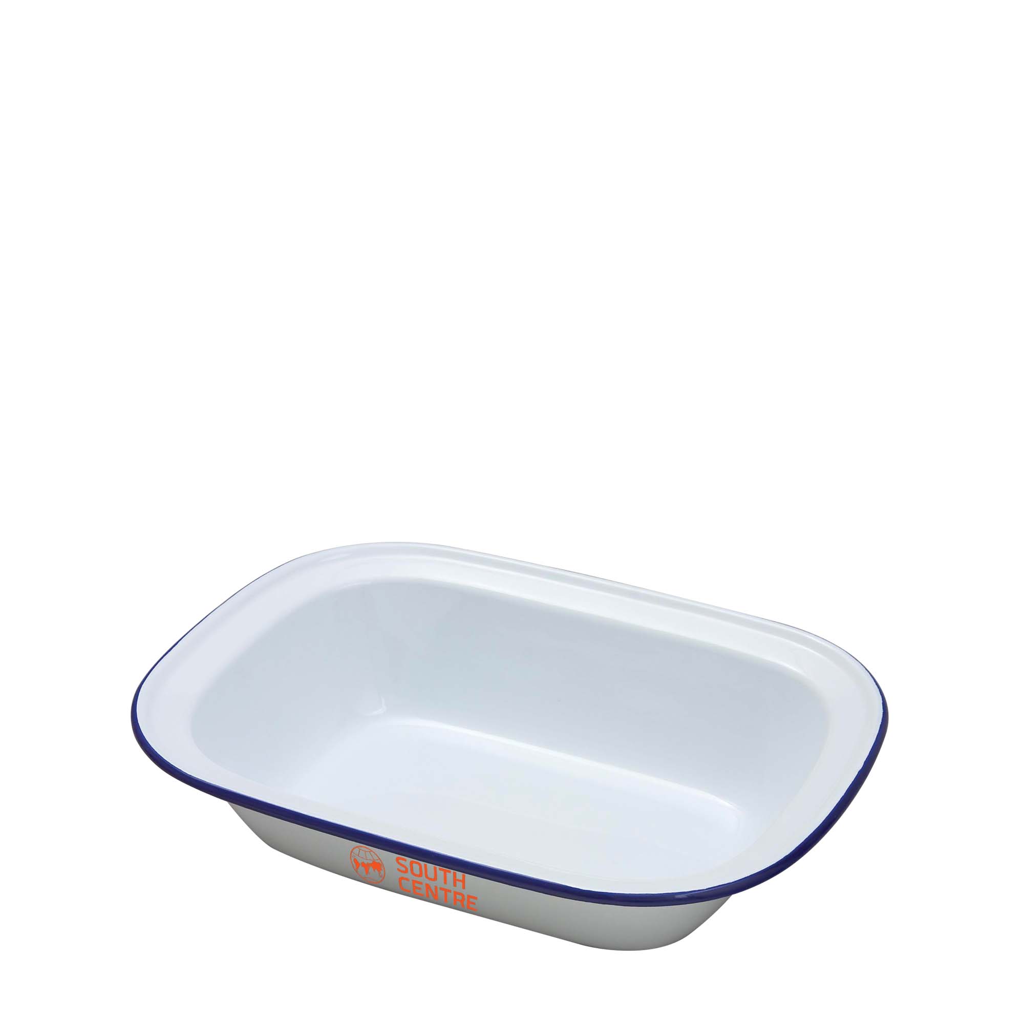 Enamel Oblong Pie Dish (220 X 165 X 50mm)