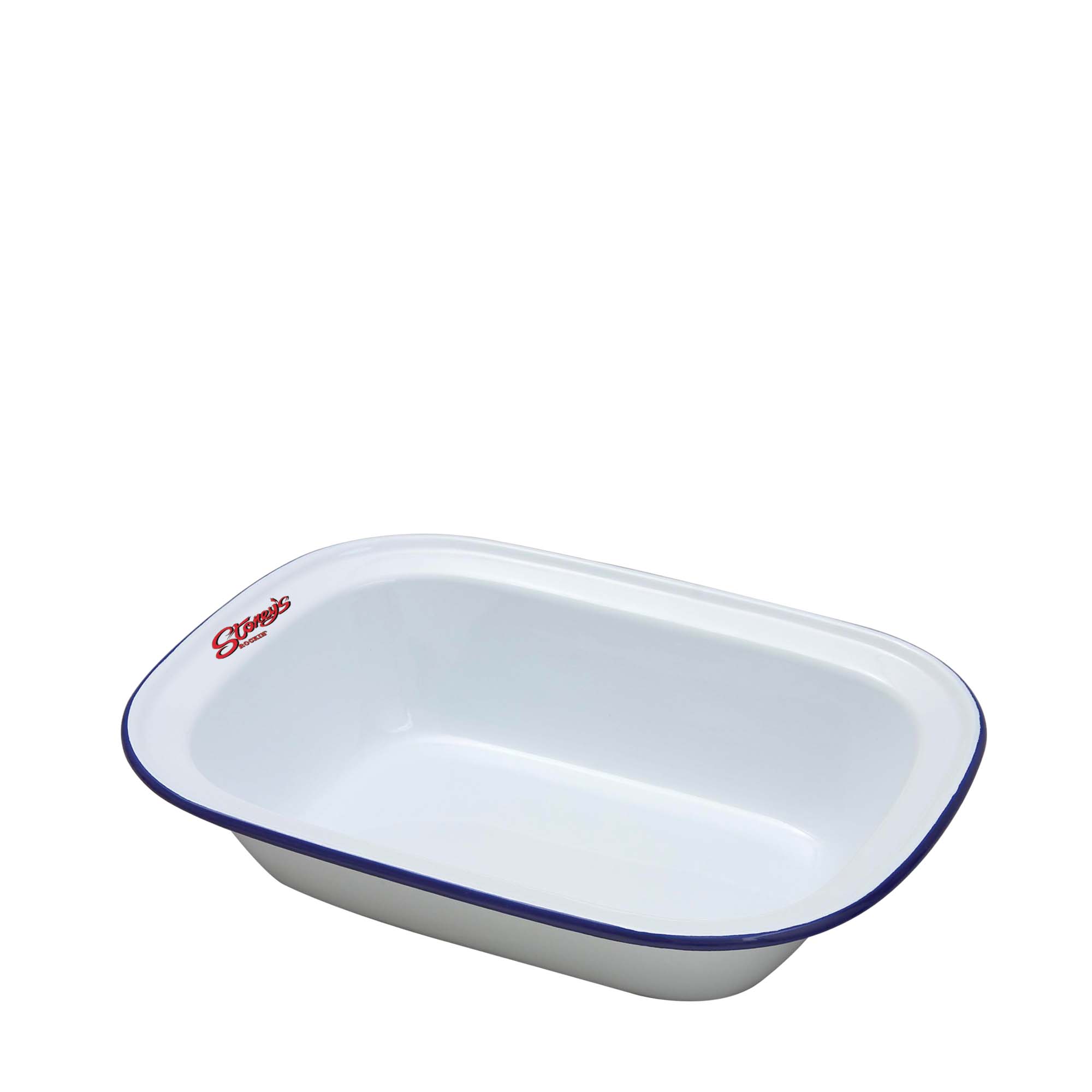 Enamel Oblong Pie Dish (240 X 180 X 55mm)