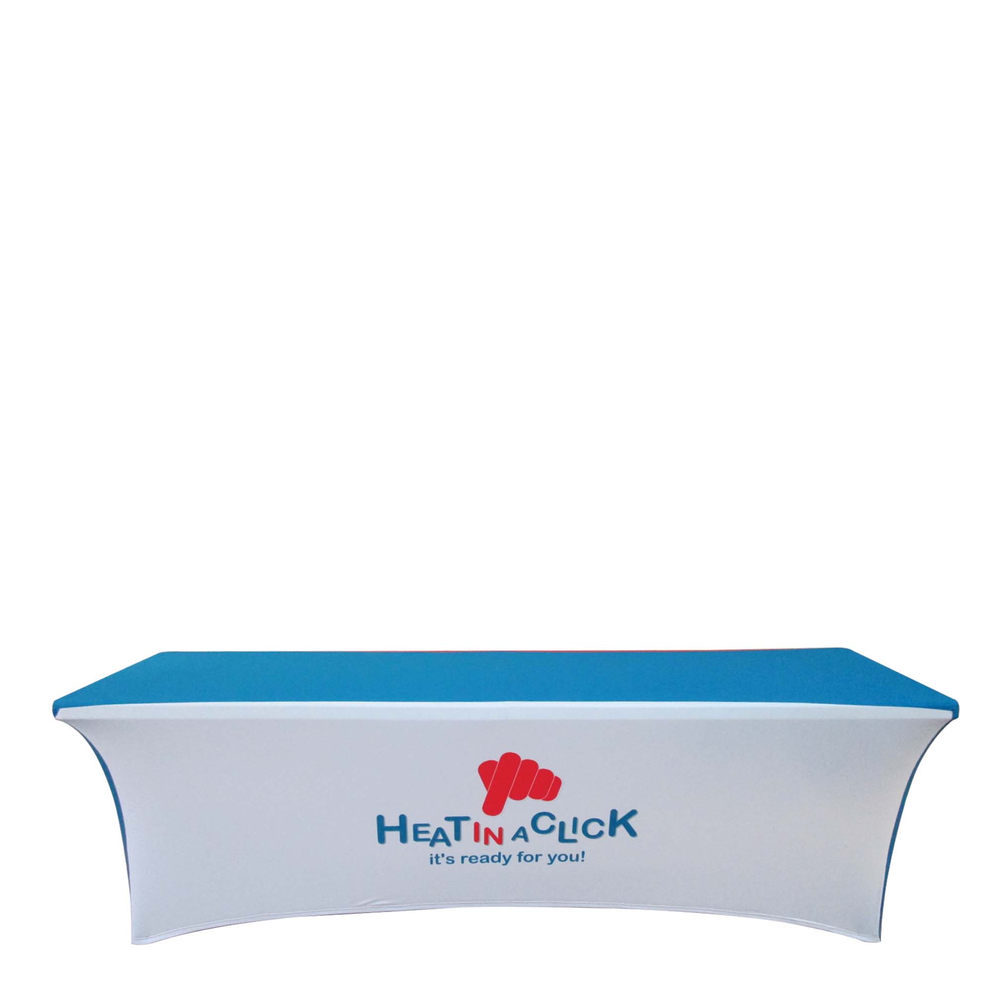 Full Colour, Full Coverage Stretch Table Cloth (L242Xw76Xh74cm)