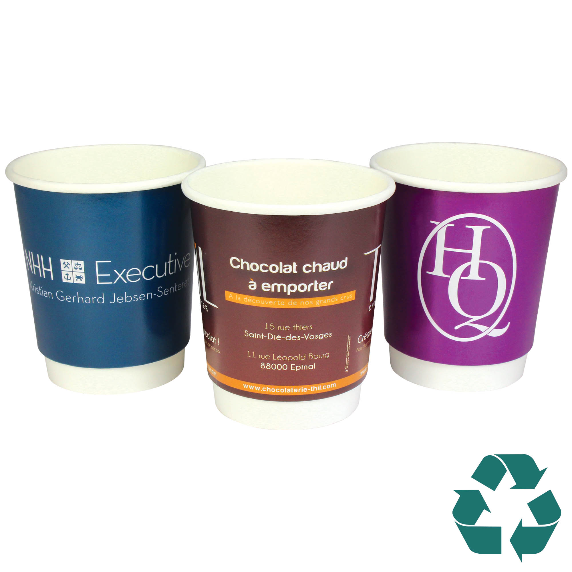 Recyclable Double Wall Paper Cup - Full Colour (8oz/230ml)