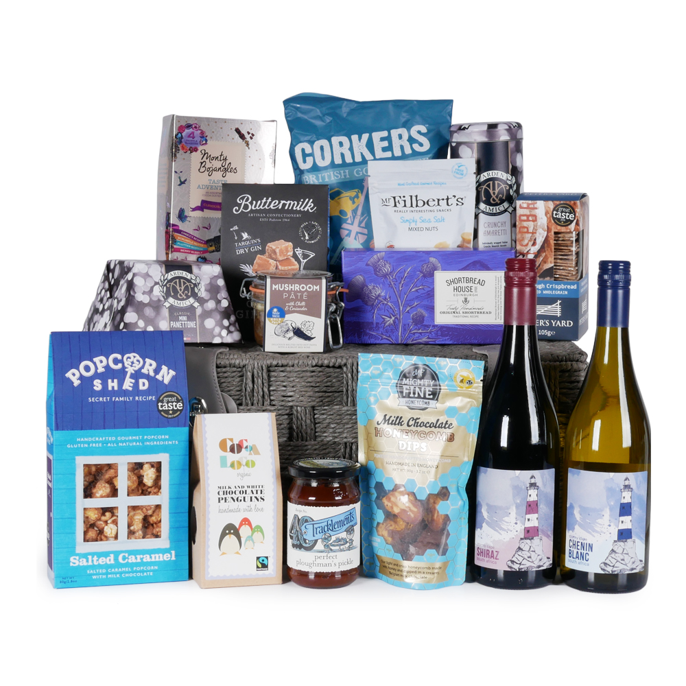 Festive Indulgence & Wine Duo Hamper