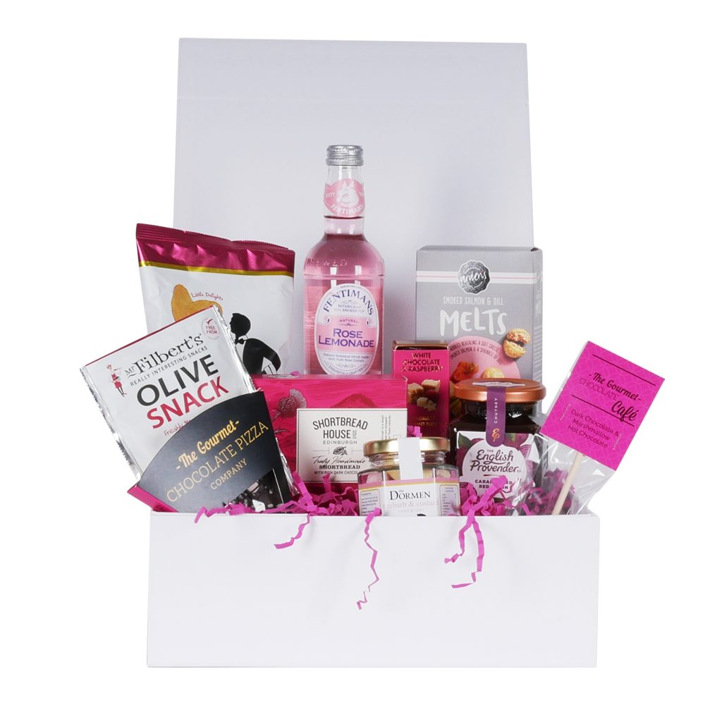 Pink Lemonade & Nibbles Hamper - No Alcohol