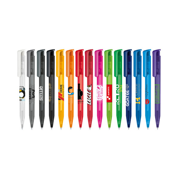 Senator Super Hit Frosted Plastic Ball Pen - part recycled