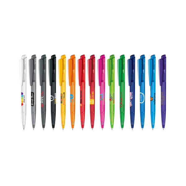 Senator Dart Clear Plastic Ball Pen - part recycled