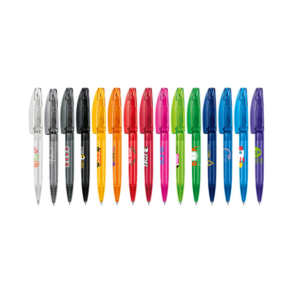 Senator Bridge Clear Plastic Ball Pen - part recycled