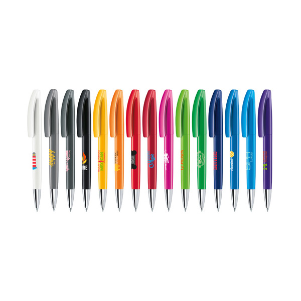 Senator Bridge Polished Plastic Ball Pen With Metal Tip