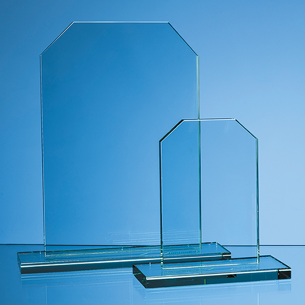 15cm X 10cm X 12mm Jade Glass Honour Award