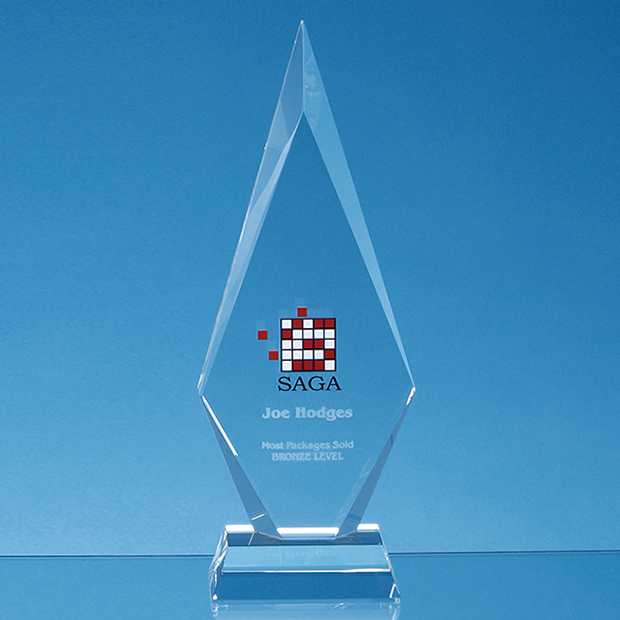 36.5cm Optical Crystal Kovel Peak Award
