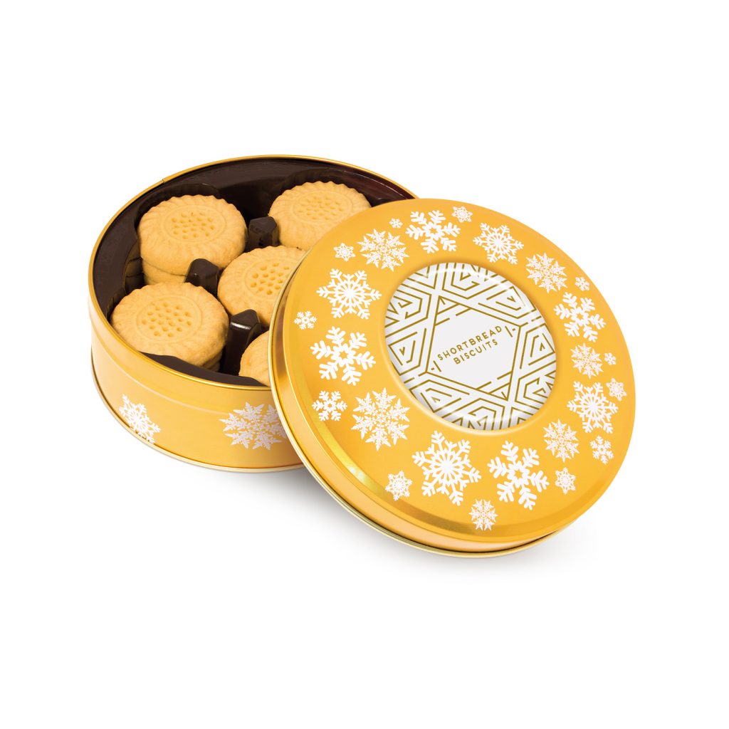 Winter Collection 2020 Gold Share Tin With Shortbread Biscuits