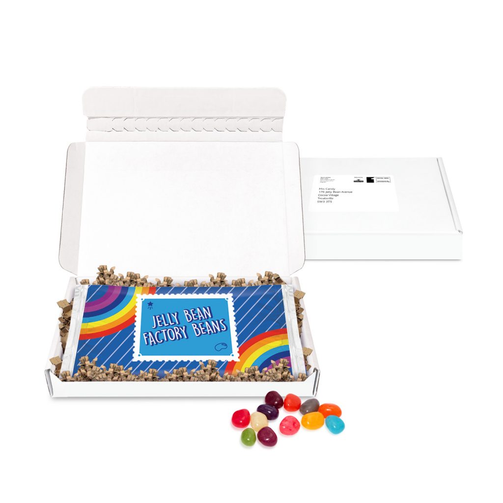 Postal Packs - Midi Postal Box - Jelly Bean Flow Bag - Digital Print
