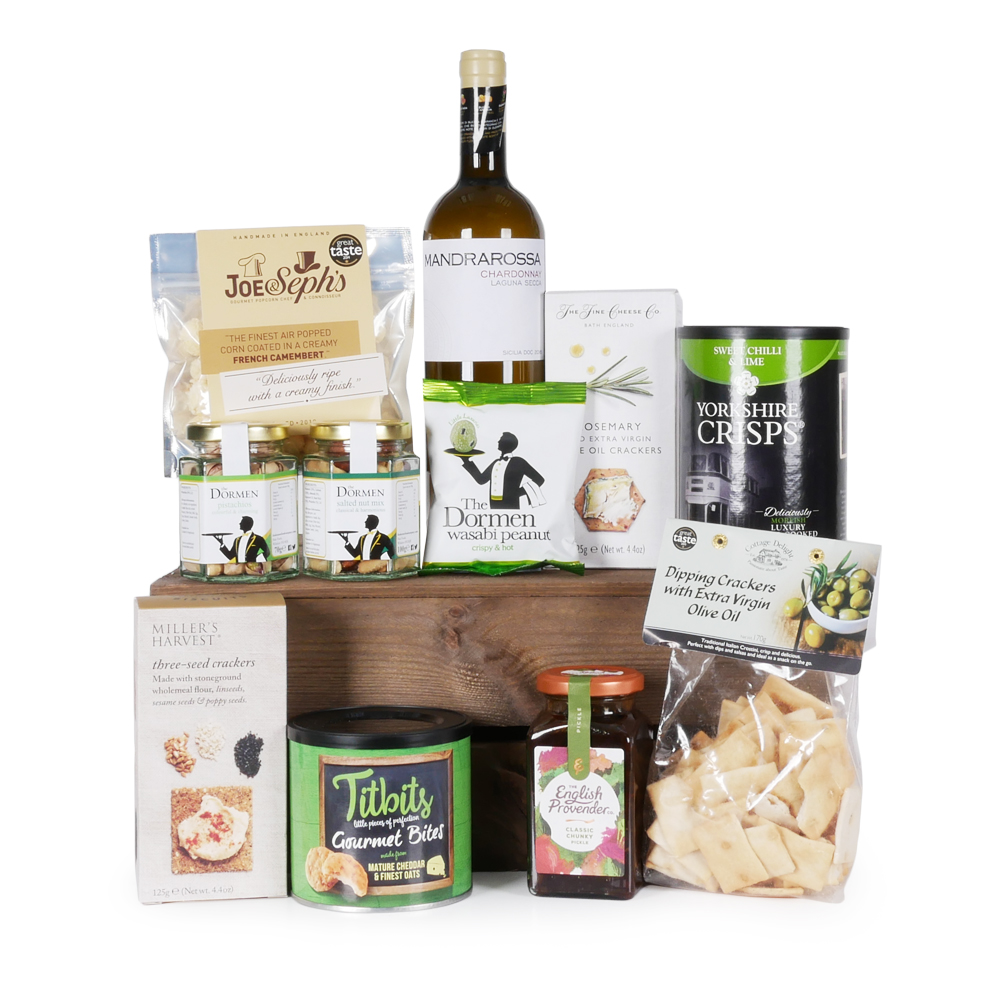 Splendid Savoury Treats With Wine Hamper