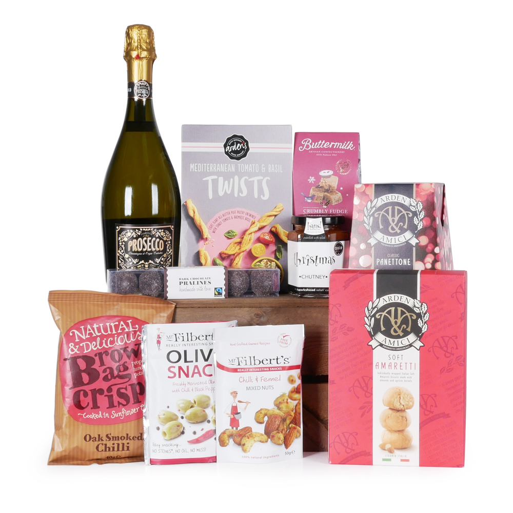 Yuletide Treats With Prosecco Hamper