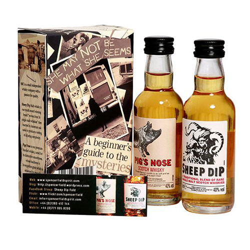 Spencerfield Spirit Whiskies - Twin Pack Of Miniature Whiskies