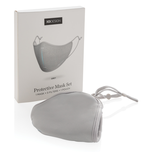 Xd Design Protective Mask Set, Grey