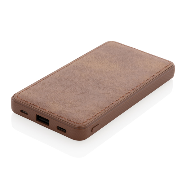 Tusca 10.000 mAh PU Powerbank, Brown