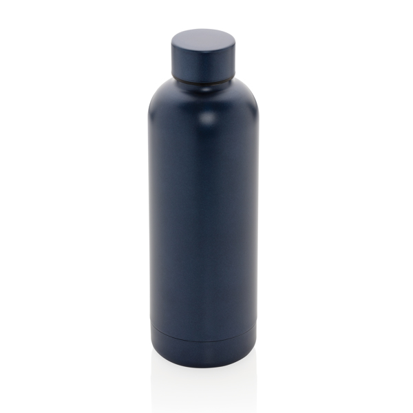 Impact Stainless Steel Double Wall Vacuum Bottle, Blue