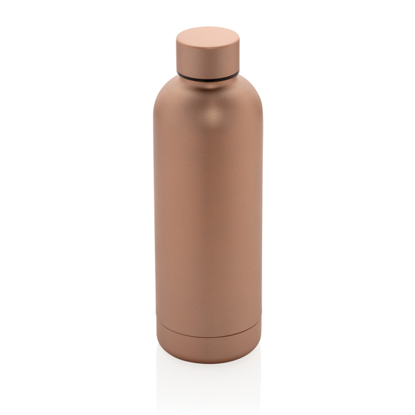 Impact Stainless Steel Double Wall Vacuum Bottle, Brown