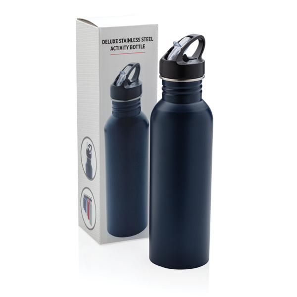 Deluxe Stainless Steel Activity Bottle, Navy