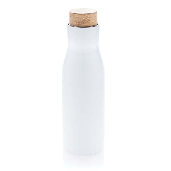 Clima Leakproof Vacuum Bottle With Steel Lid, White