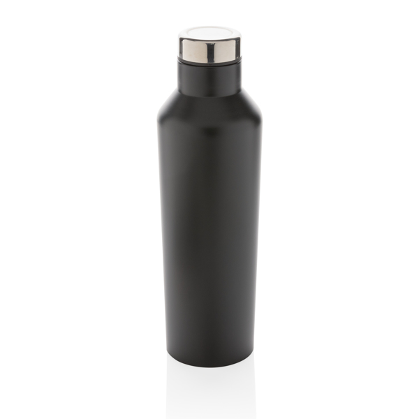 Modern Vacuum Stainless Steel Water Bottle, Black