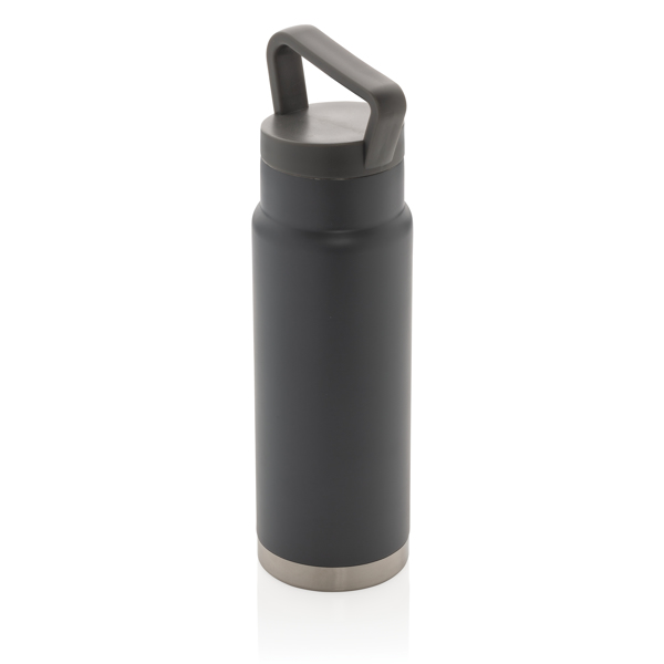 Leakproof Vacuum On-The-Go Bottle With Handle, Grey