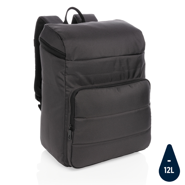Impact Aware Rpet Cooler Backpack, Black