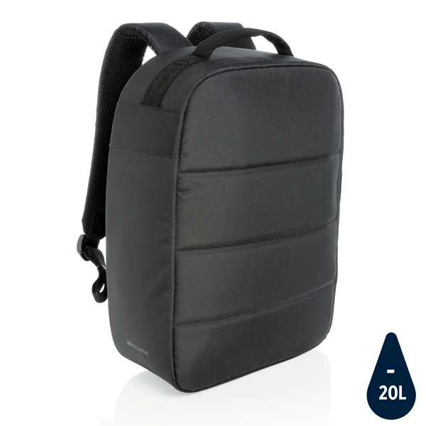 Impact Aware Rpet Anti-Theft 15.6Inch Laptop Backpack, Black