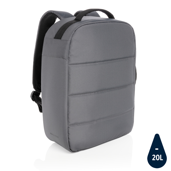 Impact Aware Rpet Anti-Theft 15.6Inch Laptop Backpack, Anthraci