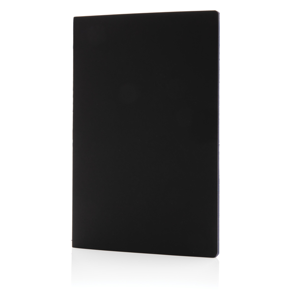 Softcover PU Notebook With Coloured Edge, Blue