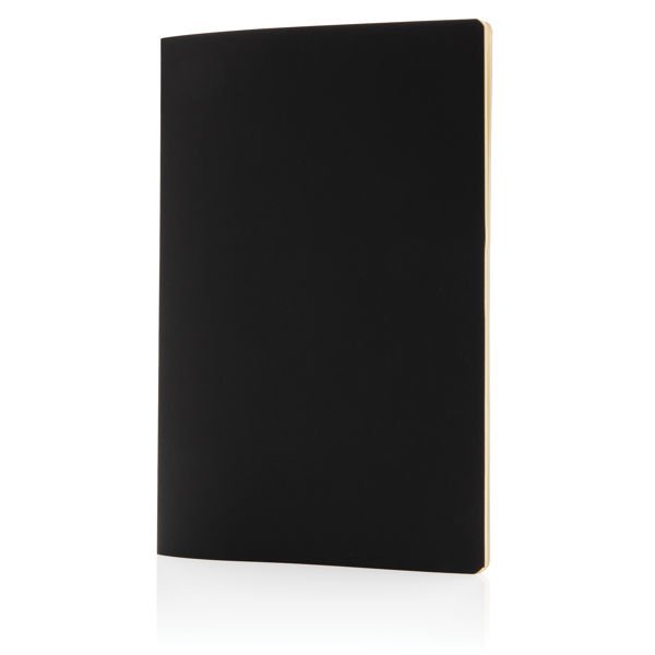 Softcover PU Notebook With Coloured Edge, White