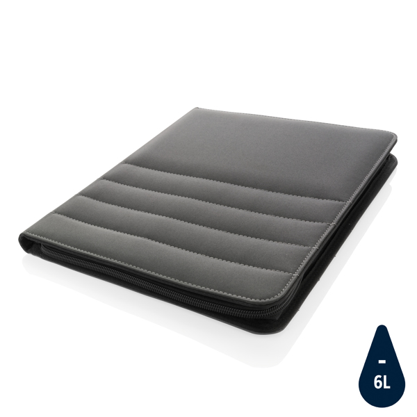 Impact Aware Rpet A4 Portfolio With Zipper, Anthracite