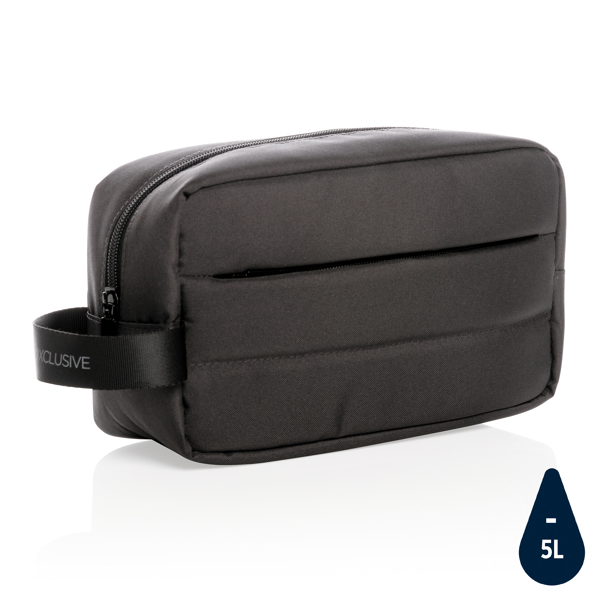 Impact Aware Rpet Toiletry Bag, Black