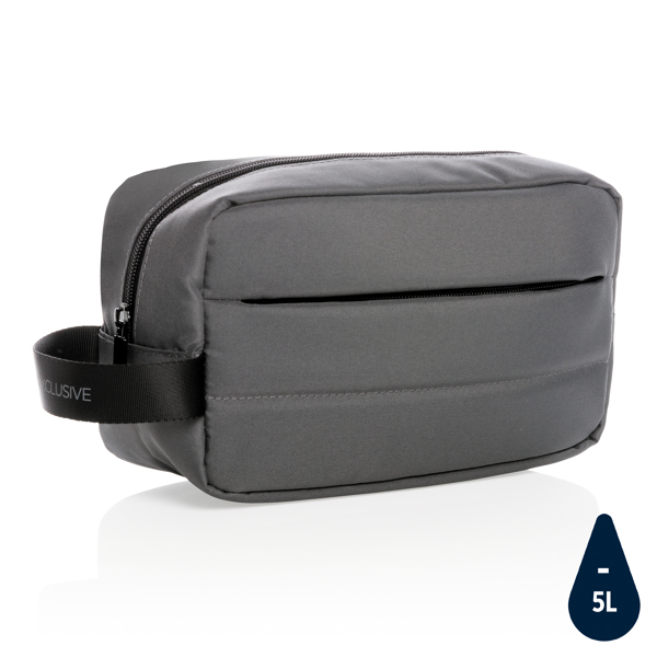 Impact Aware Rpet Toiletry Bag, Anthracite