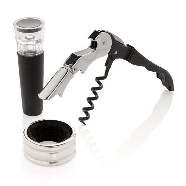 Vino Sommelier Set 3Pc, Silver