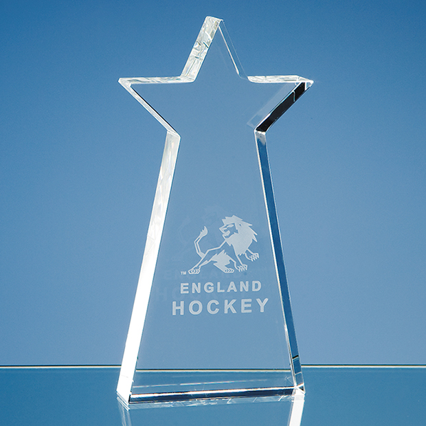 17cm Optical Crystal 'Statue' Star Award
