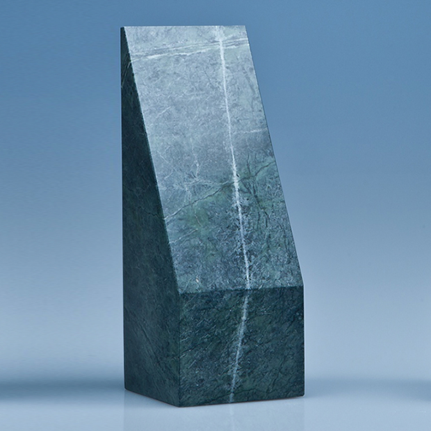 20cm Green Marble Slope Award